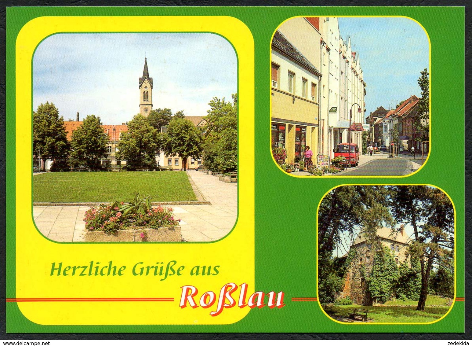 D1628 - TOP Roßlau - Verlag Bild Und Heimat Reichenbach - Qualitätskarte - Rosslau