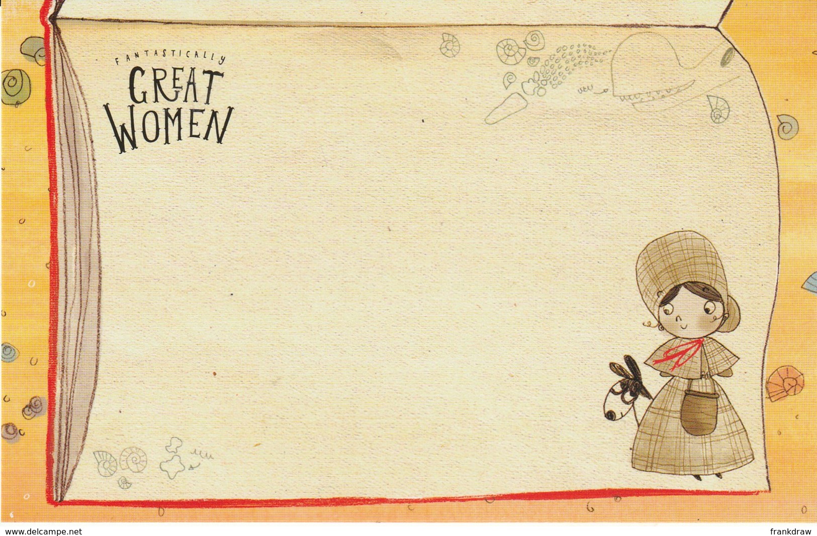 Postcard - Great Women By Kate Pankhurst - Great Women (Orange Border) - New - Berühmt Frauen