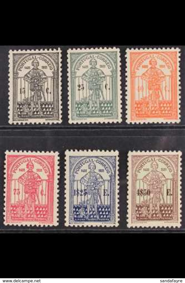 1931  Fifth Death Centenary Of Pereira Complete Set (Michel 559/64, SG 859/64), Fine Mint, Very Fresh. (6 Stamps) For Mo - Sonstige & Ohne Zuordnung