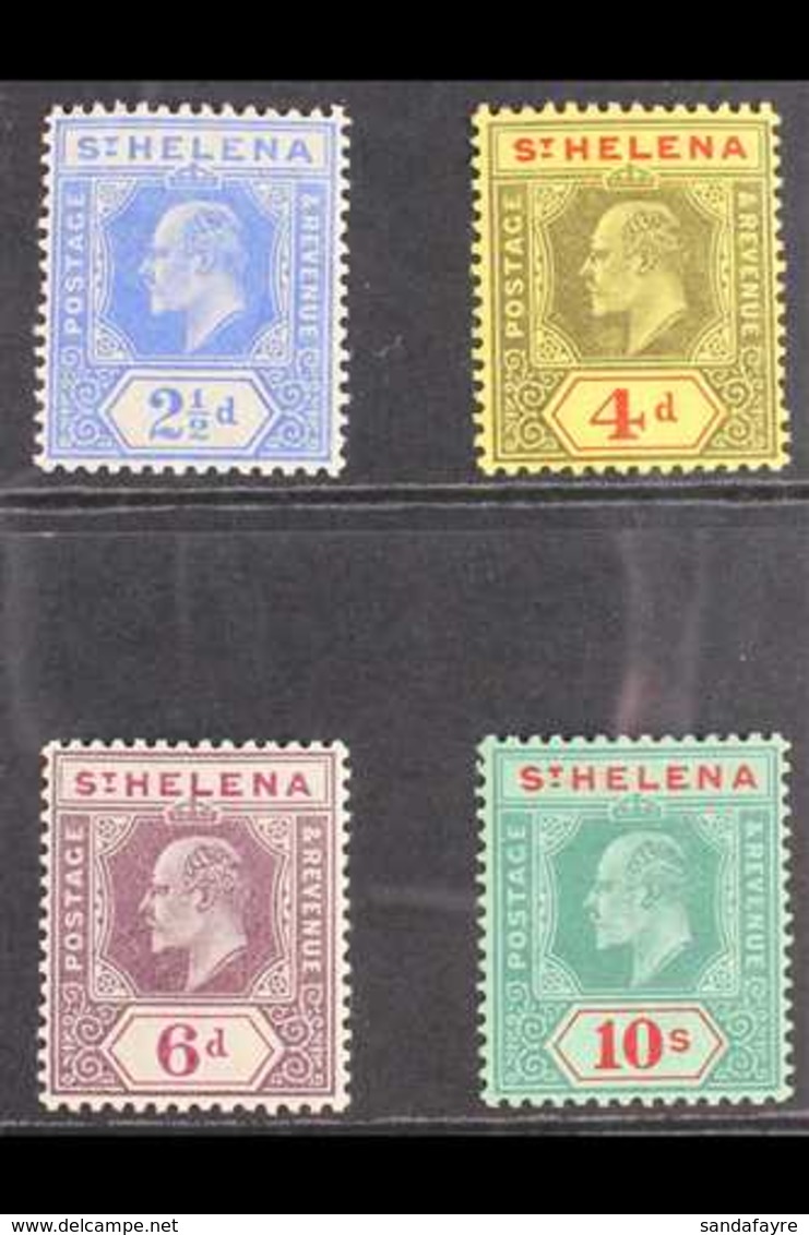 1908-11  KEVII Definitive Complete Set, SG 64/70, Very Fine Mint (4 Stamps) For More Images, Please Visit Http://www.san - St. Helena