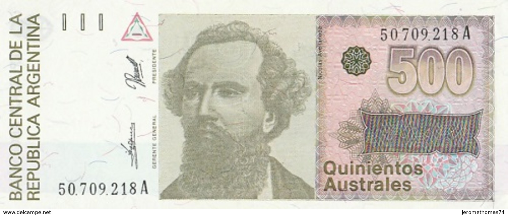 Billet 500 Australes De L'argentine - Argentine