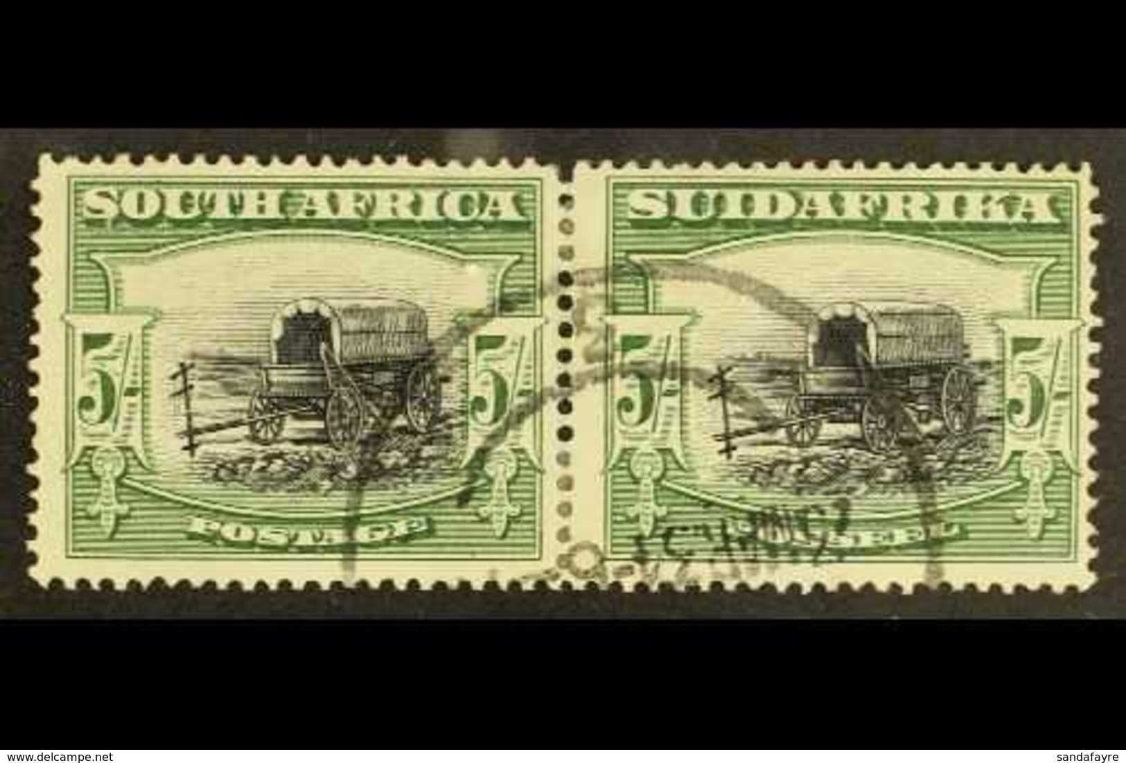 1927-30  5s Black & Green, Perf 14x13½, SG 38a, Some Perf Reinforcement, Otherwise Very Fine Used With Fully Dated 1931  - Ohne Zuordnung