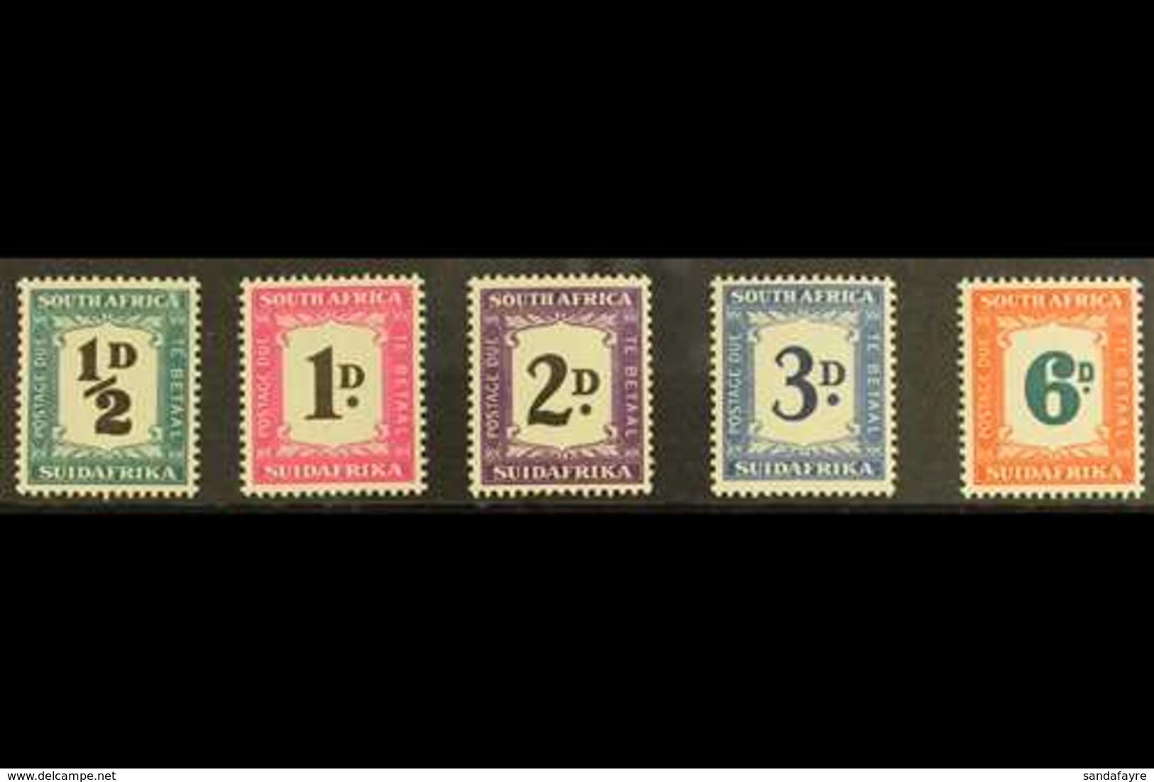 POSTAGE DUE  1948-49 Complete Set, SG D34/38, Very Fine Mint (5 Stamps) For More Images, Please Visit Http://www.sandafa - Ohne Zuordnung