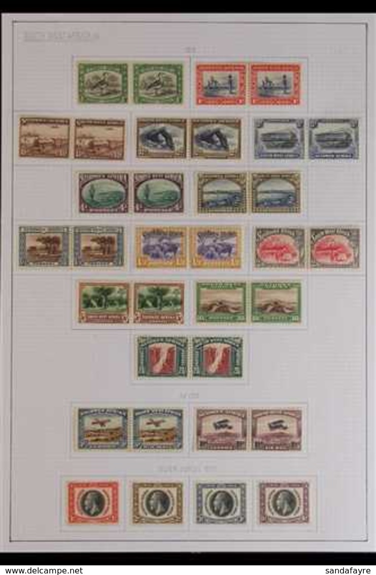 1923-37 KGV FINE MINT COLLECTION  Neatly Presented On Pages, We See 1923 Setting I King's Heads Complete To 5s (5s Split - Südwestafrika (1923-1990)