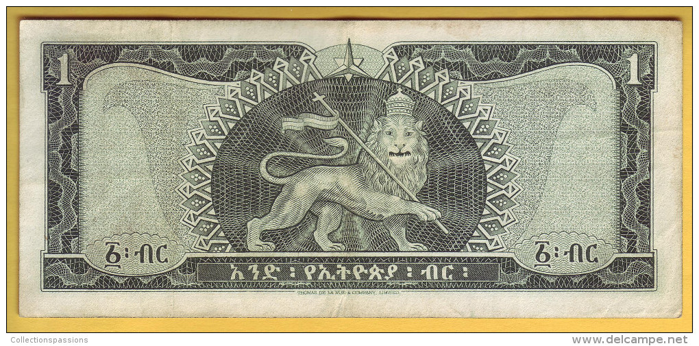 ETHIOPIE - Billet De 1 Dollar. 1966. Pick: 25a. SUP - Etiopía
