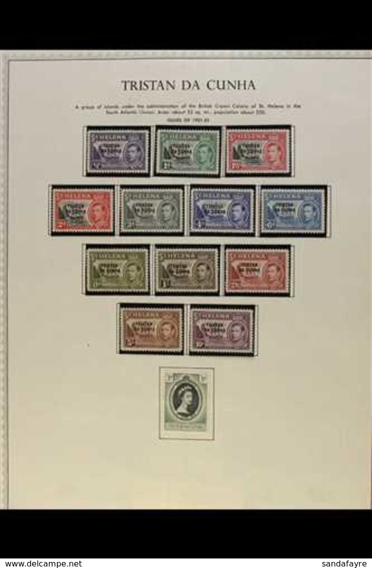 1952-1984 EXTENSIVE MINT / NHM COLLECTION  Of Complete Sets Presented On Album Pages, Often Duplicated With A Fine Mint  - Tristan Da Cunha