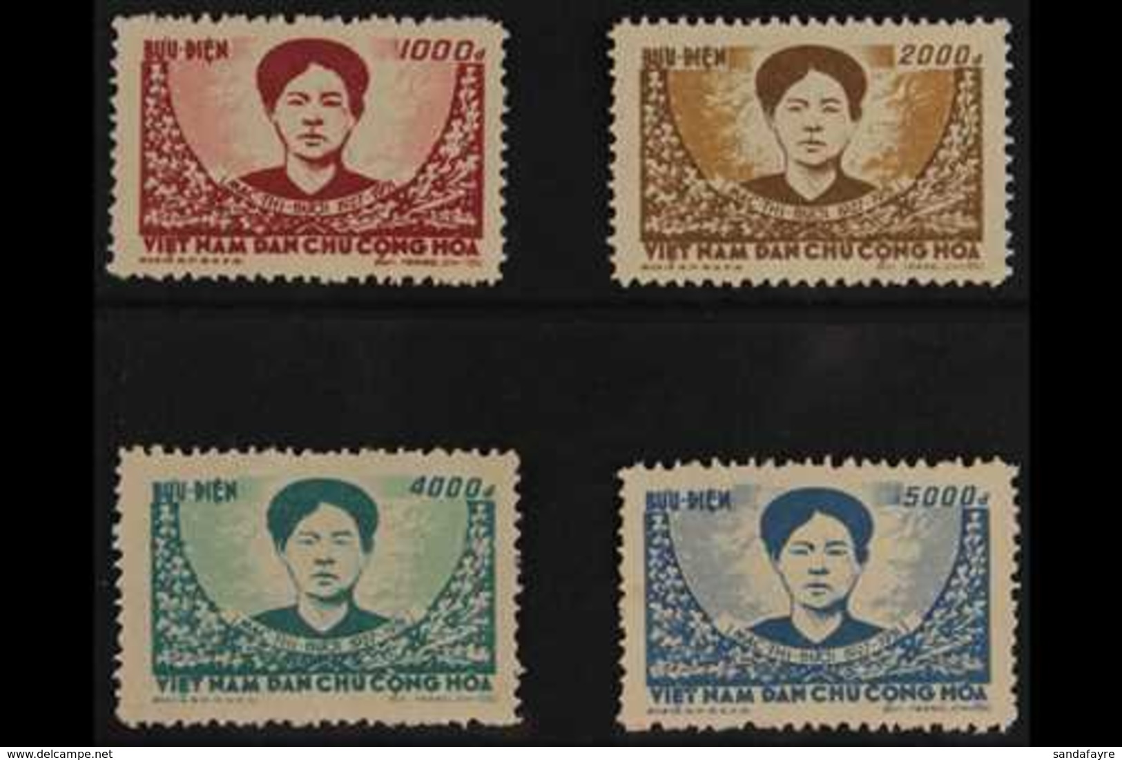 1956  Death Of Mac Thi Buoi Set, SG N54/57, Unused As Issued. Rare (4 Stamps) For More Images, Please Visit Http://www.s - Vietnam