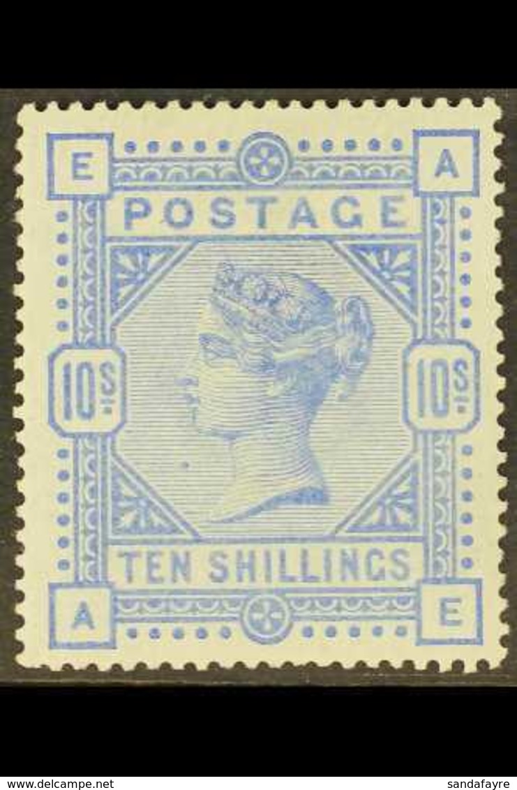 1883-84  10s Ultramarine, SG 183, Fine And Fresh, Lightly Hinged Mint. For More Images, Please Visit Http://www.sandafay - Sonstige & Ohne Zuordnung