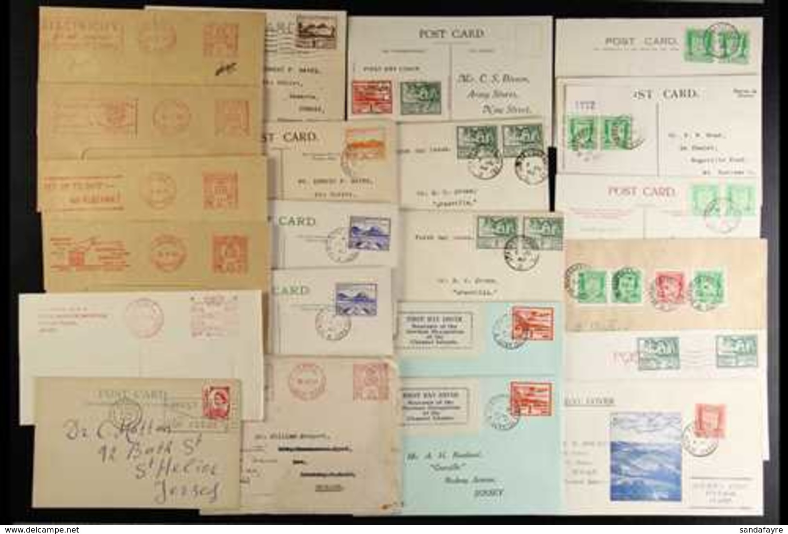 JERSEY  1941-64 Attractive Group Of Covers And Cards, Includes A Lovely Range Of WW2 German Occupation Items With 1941-4 - Sonstige & Ohne Zuordnung
