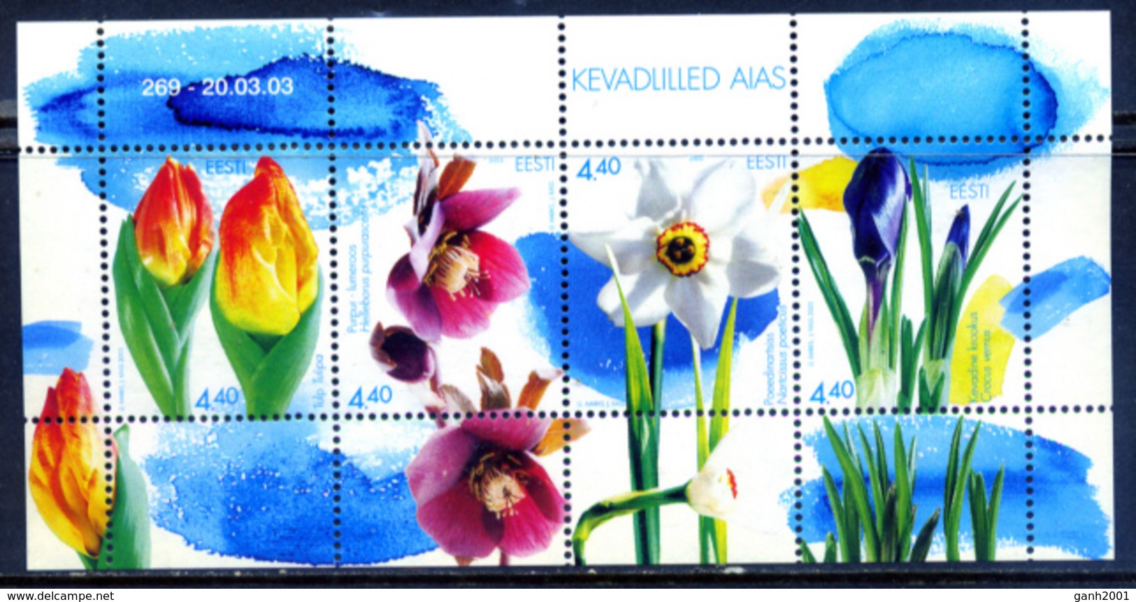 Estonia 2003 / Flowers MNH Flores Fleurs Blumen / Gf19  5-27 - Otros & Sin Clasificación