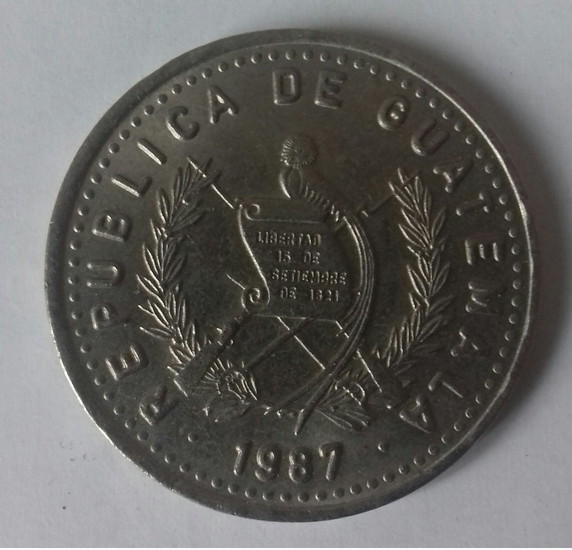 Moneta GUATEMALA - 25 Centavos - 1987 - Circolata - Guatemala