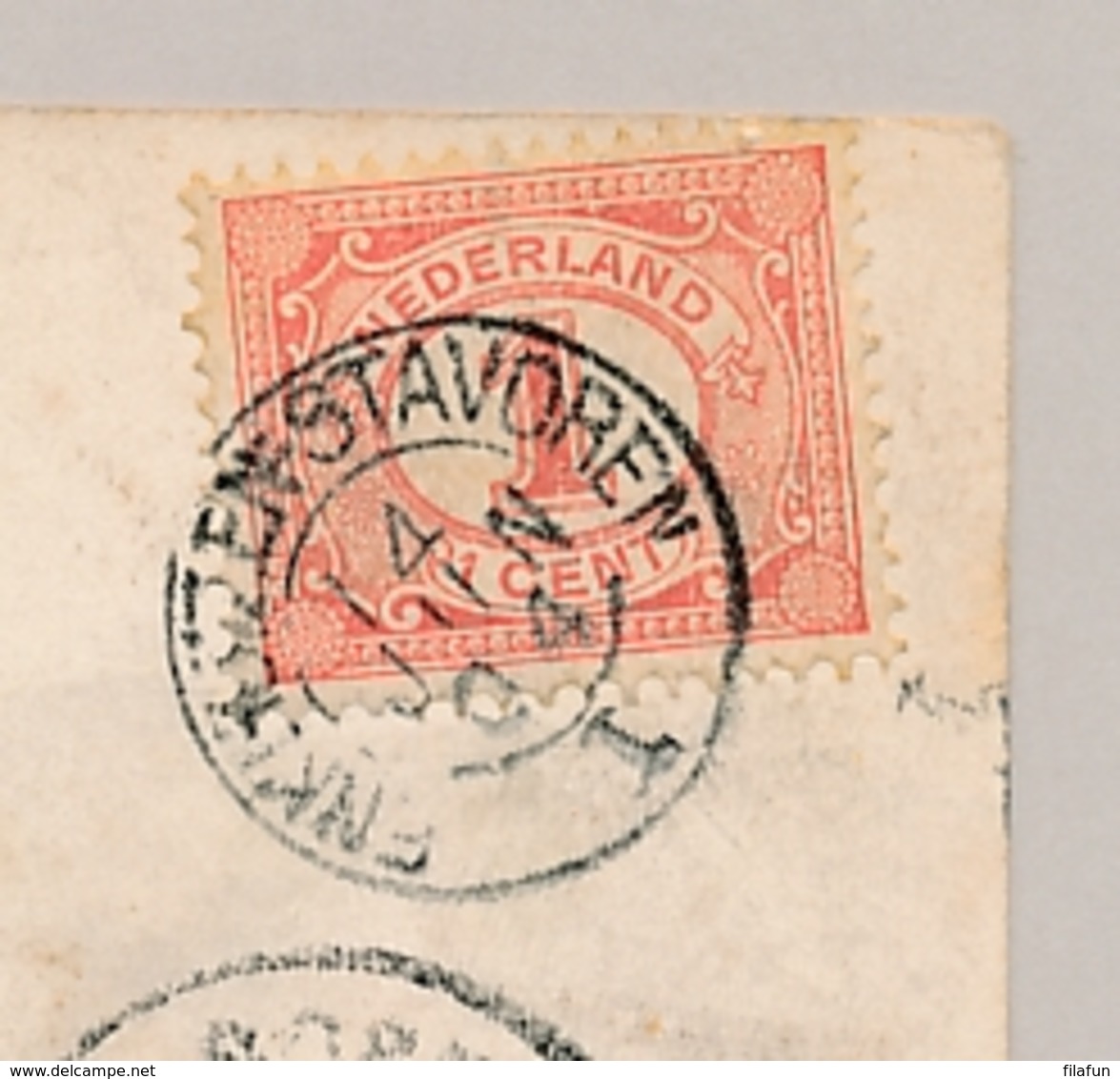 Nederland - 1904 - Kleinrond Boot Stempel ENKHUIZEN-STAVOREN Op Ansicht (Veerboot Friesland) Naar Den Haag / Borne - Poststempel