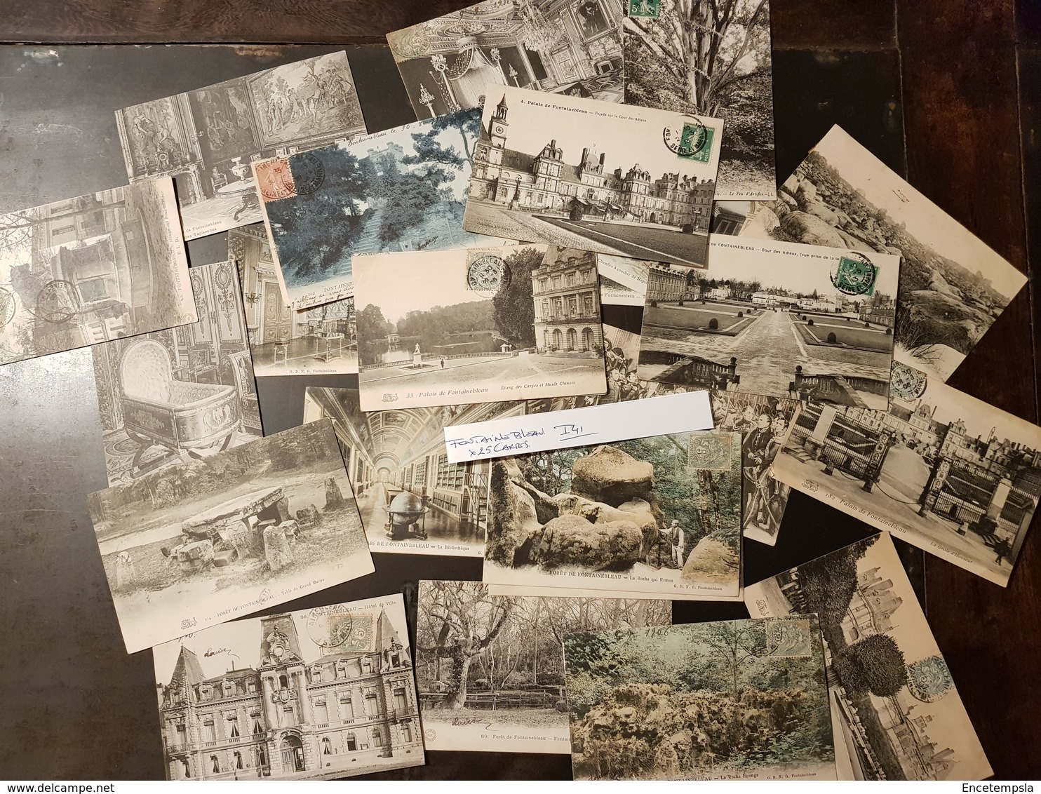 CPA - Carte Postale - Lot De 25 Cartes Postales - France - Fontainebleau ( Lot I41 ) - 5 - 99 Postkaarten