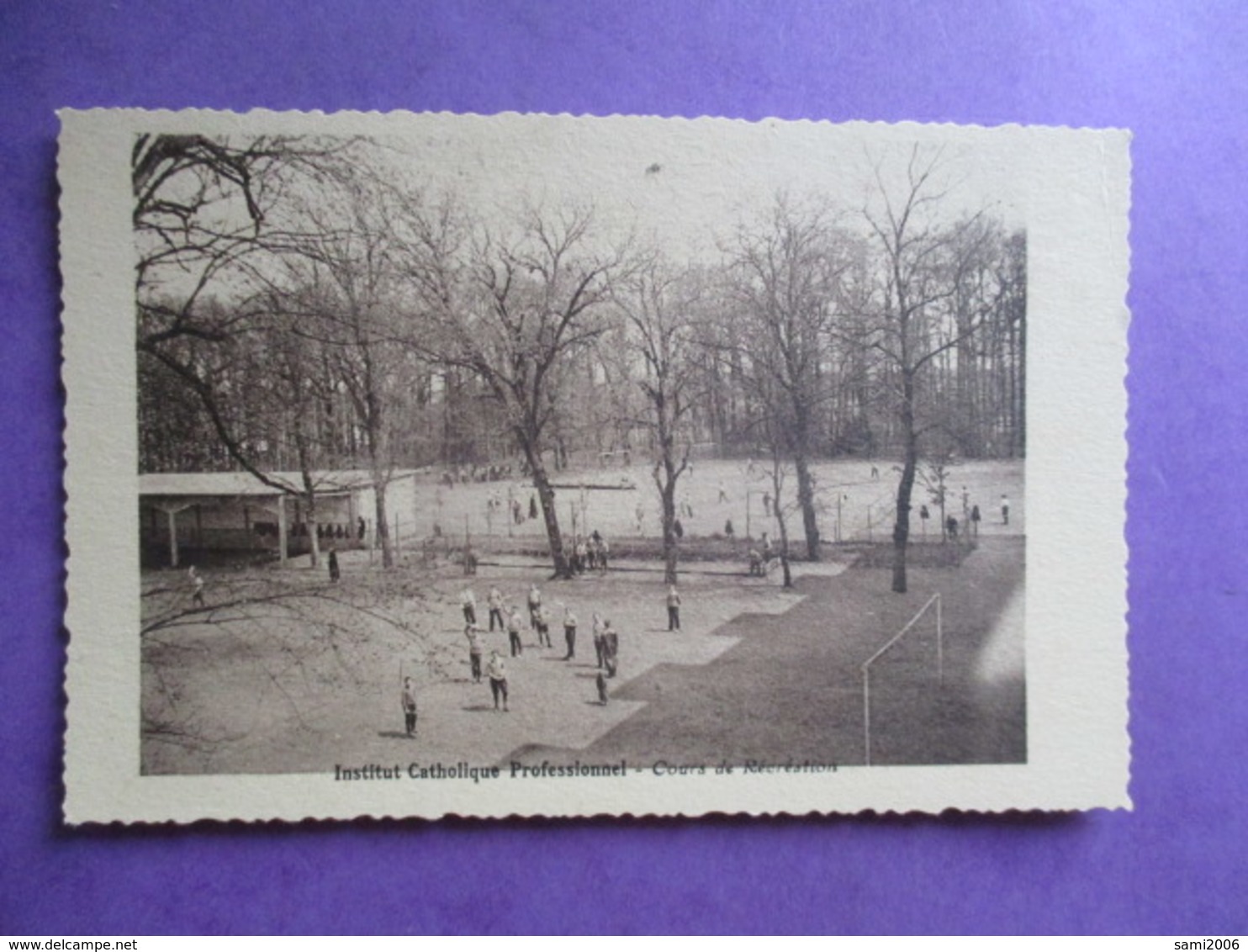 CPA 44 SAINT SEBASTIEN SUR LOIRE INSTITUT CATHOLIQUE "LA JOLIVERIE" COURS DE RECREATION - Saint-Sébastien-sur-Loire