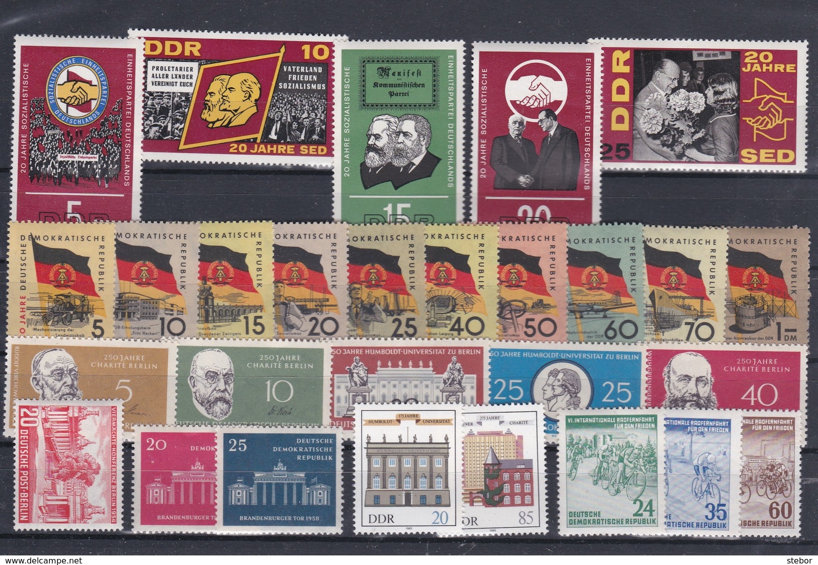 DDR Kleine Verzameling  **, Zeer Mooi Lot K1042 - Collections (sans Albums)