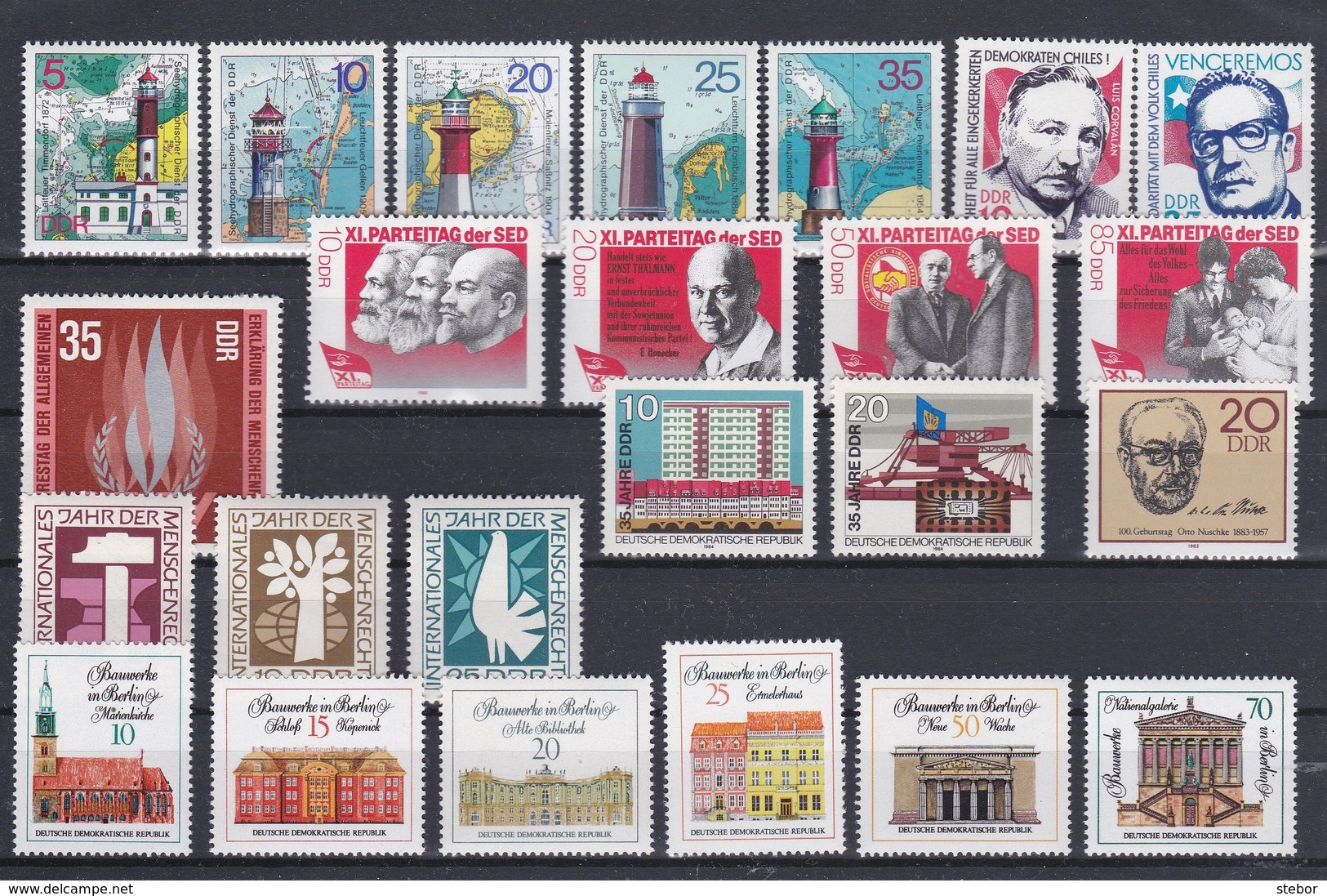 DDR Kleine Verzameling  **, Zeer Mooi Lot K1043 - Collections (sans Albums)