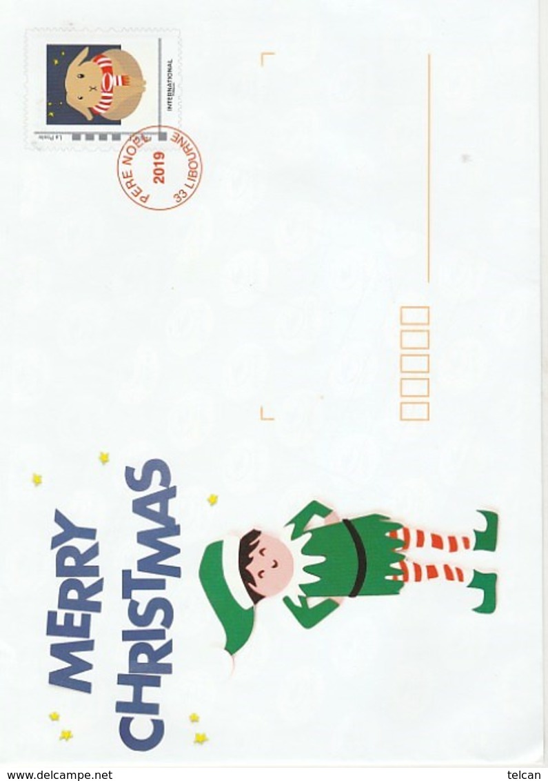 PERE NOEL DE LA POSTE 2019   EN ANGLAIS   MINT - Prêts-à-poster:  Autres (1995-...)