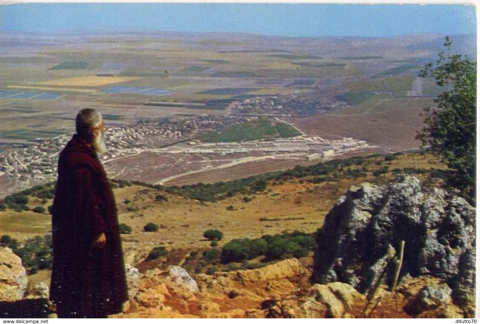 Mt. Carmel  Vie On The Emek Vizreel  Plain From - The Churh Of The Prophet Elia - Formato Grande Viaggiata – E 14 - Non Classificati