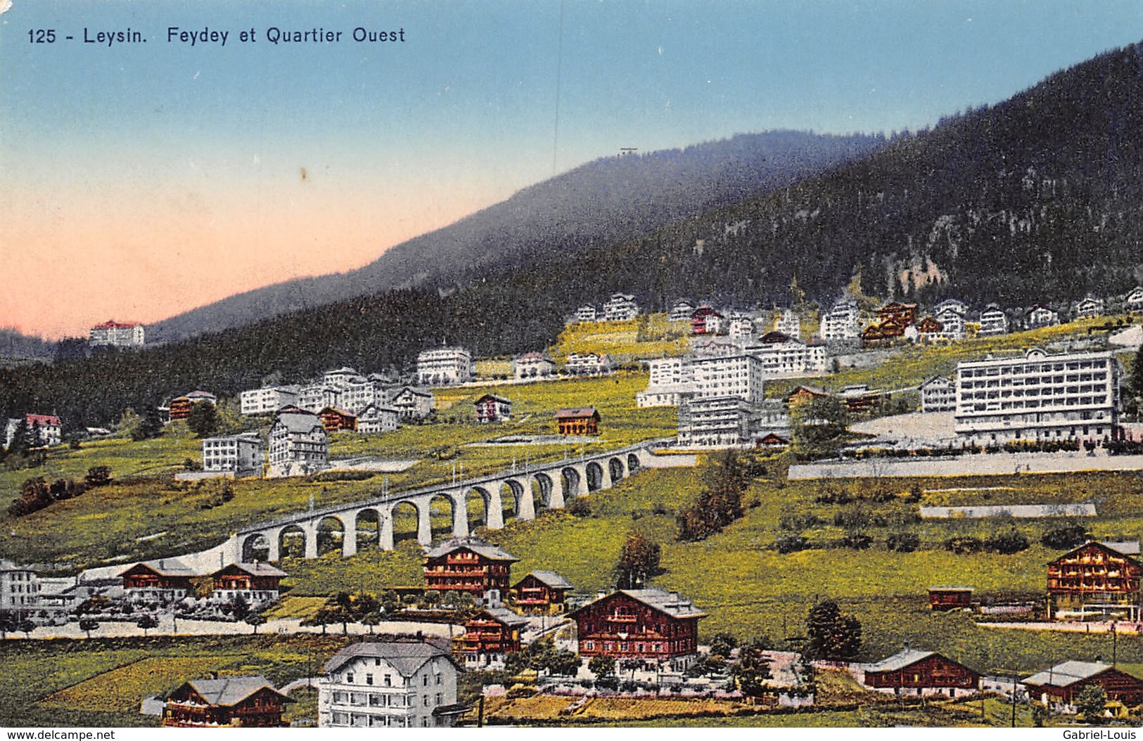 Leysin Feydey Et Quartier Ouest - Fey