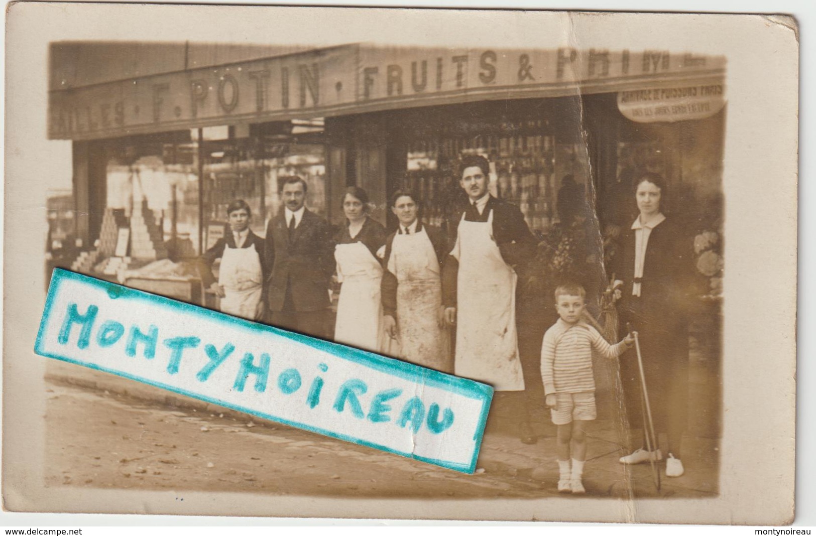 Val De  Marne :  Carte  Photo  RUNGIS :  F. Potin , Fruits Et  Primeurs - Rungis