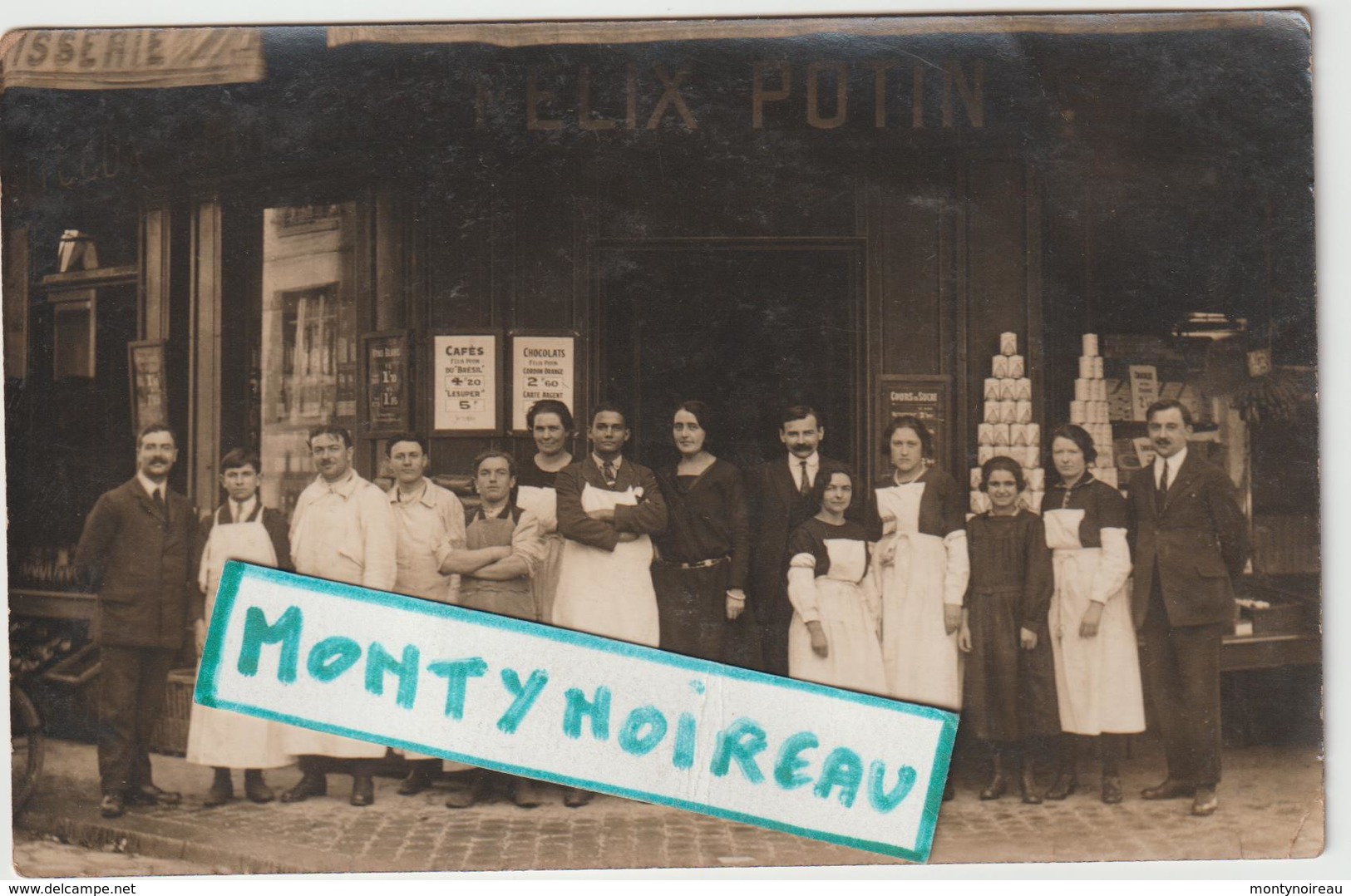 Val De  Marne :  Carte  Photo  RUNGIS :  F. Potin , Fruits Et  Primeurs  à  Coté  Patissirie - Rungis