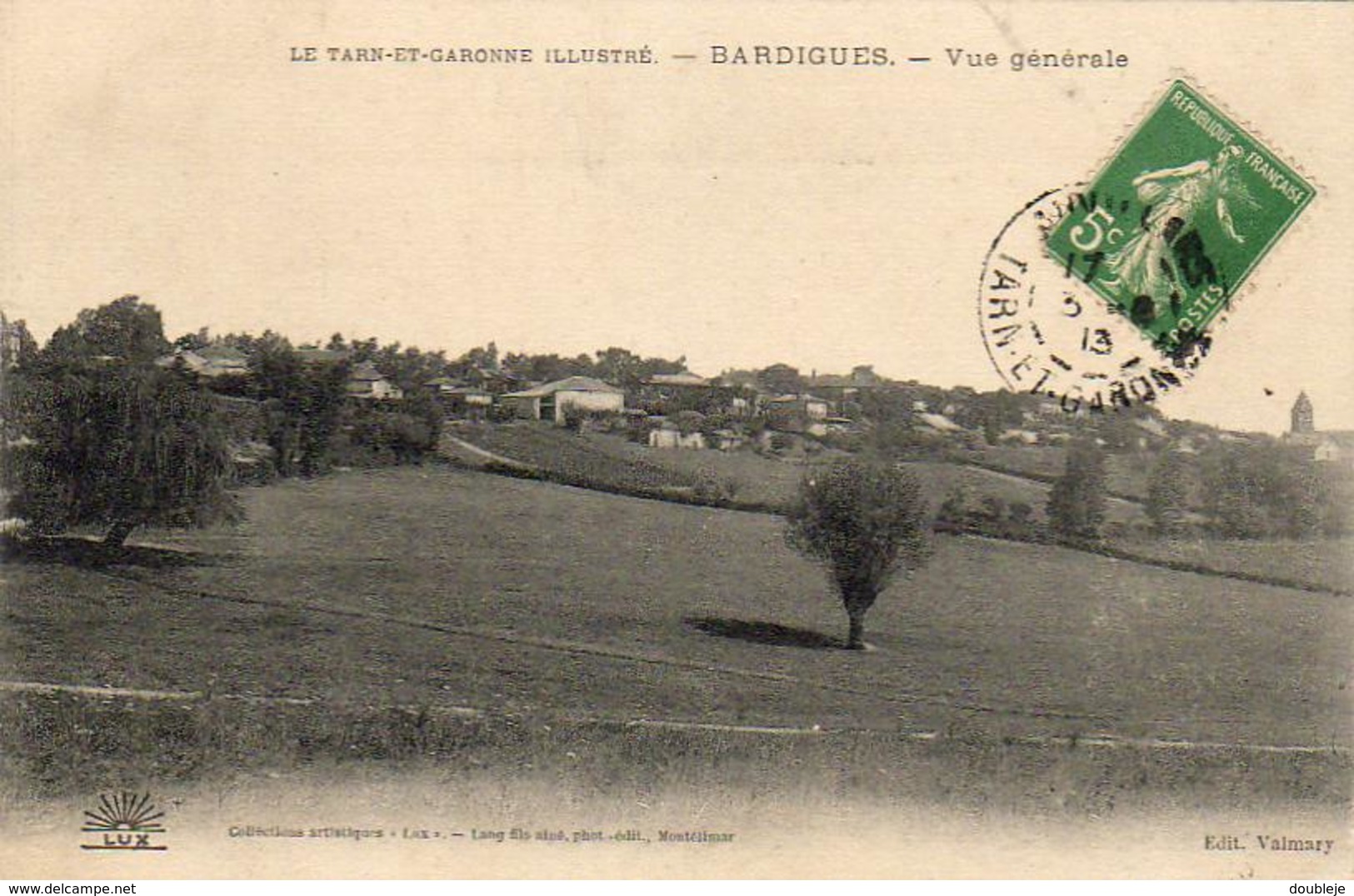 D82  BARDIGUES  Vue Générale  ......... Carte Peu Courante - Andere & Zonder Classificatie