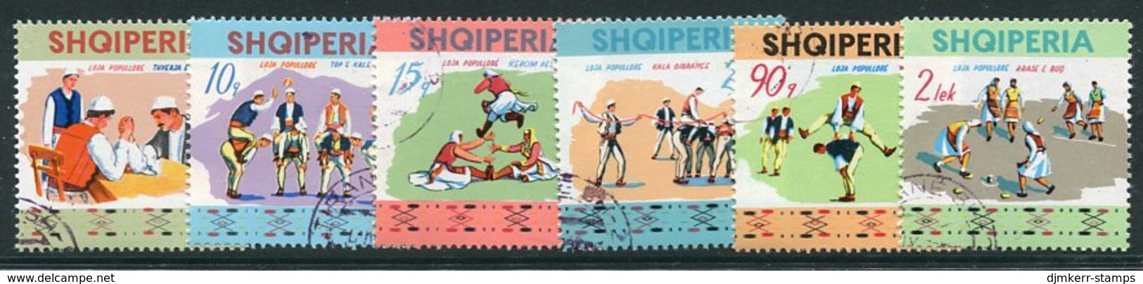 ALBANIA 1972 People's Sports Festival  Used,  Michel 1570-75 - Albanien