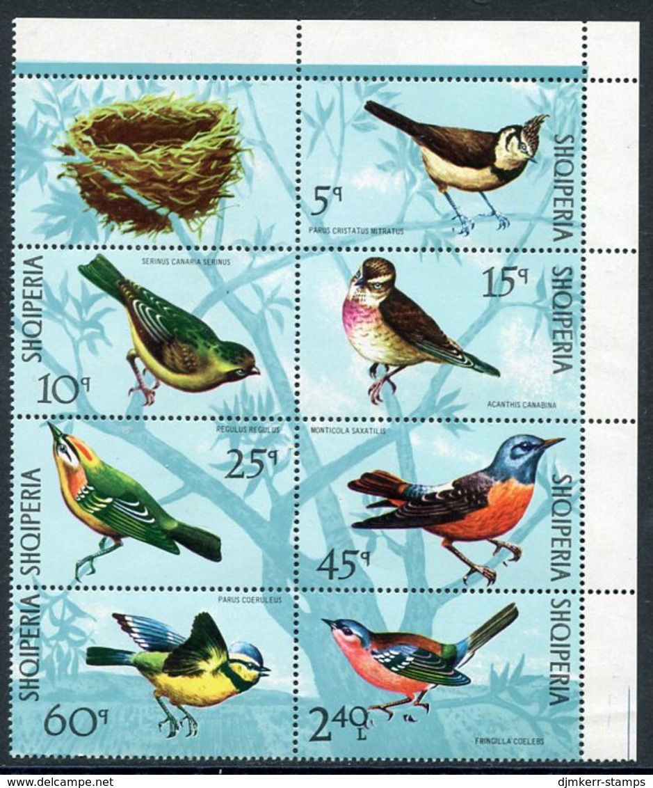 ALBANIA 1971 Birds MNH / **,  Michel 1492-98 Kb I - Albania