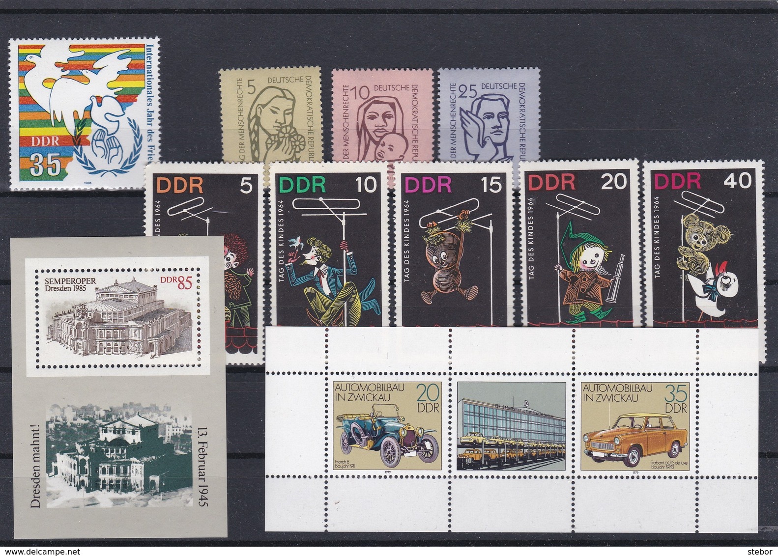 DDR Kleine Verzameling  **, Zeer Mooi Lot K1047 - Collections (sans Albums)