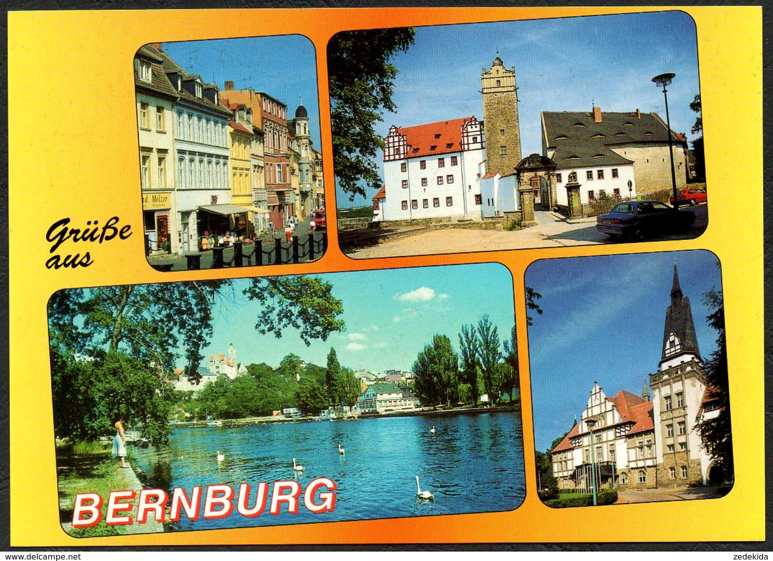 D1634 - TOP Bernburg - Verlag Bild Und Heimat Reichenbach - Qualitätskarte - Bernburg (Saale)