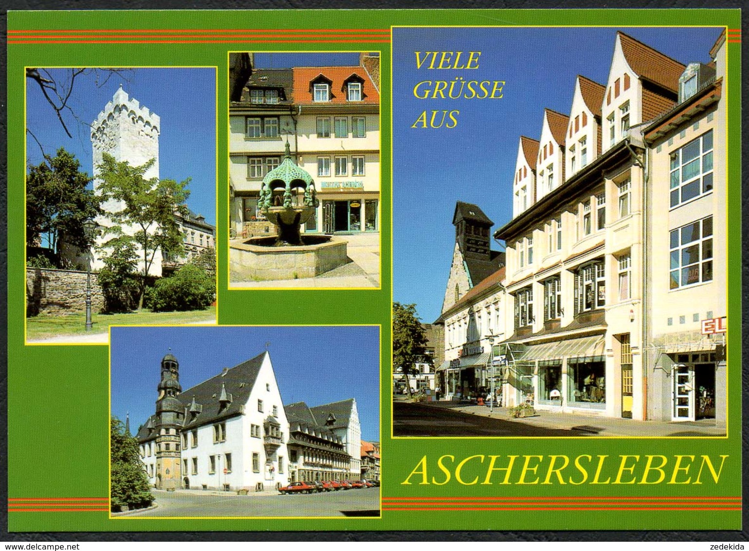 D1635 - TOP Aschersleben - Verlag Bild Und Heimat Reichenbach - Qualitätskarte - Aschersleben