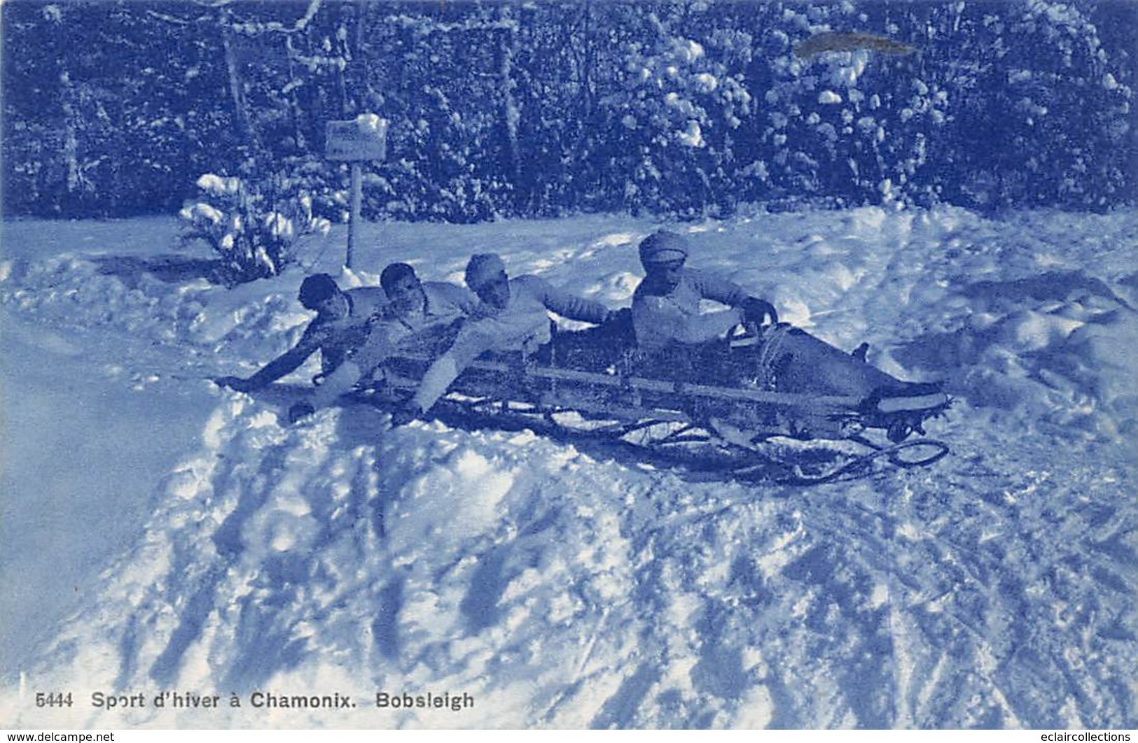 Thème   Sports D'hiver       Bobsleigh.   A Chamonix  74   (voir Scan) - Wintersport