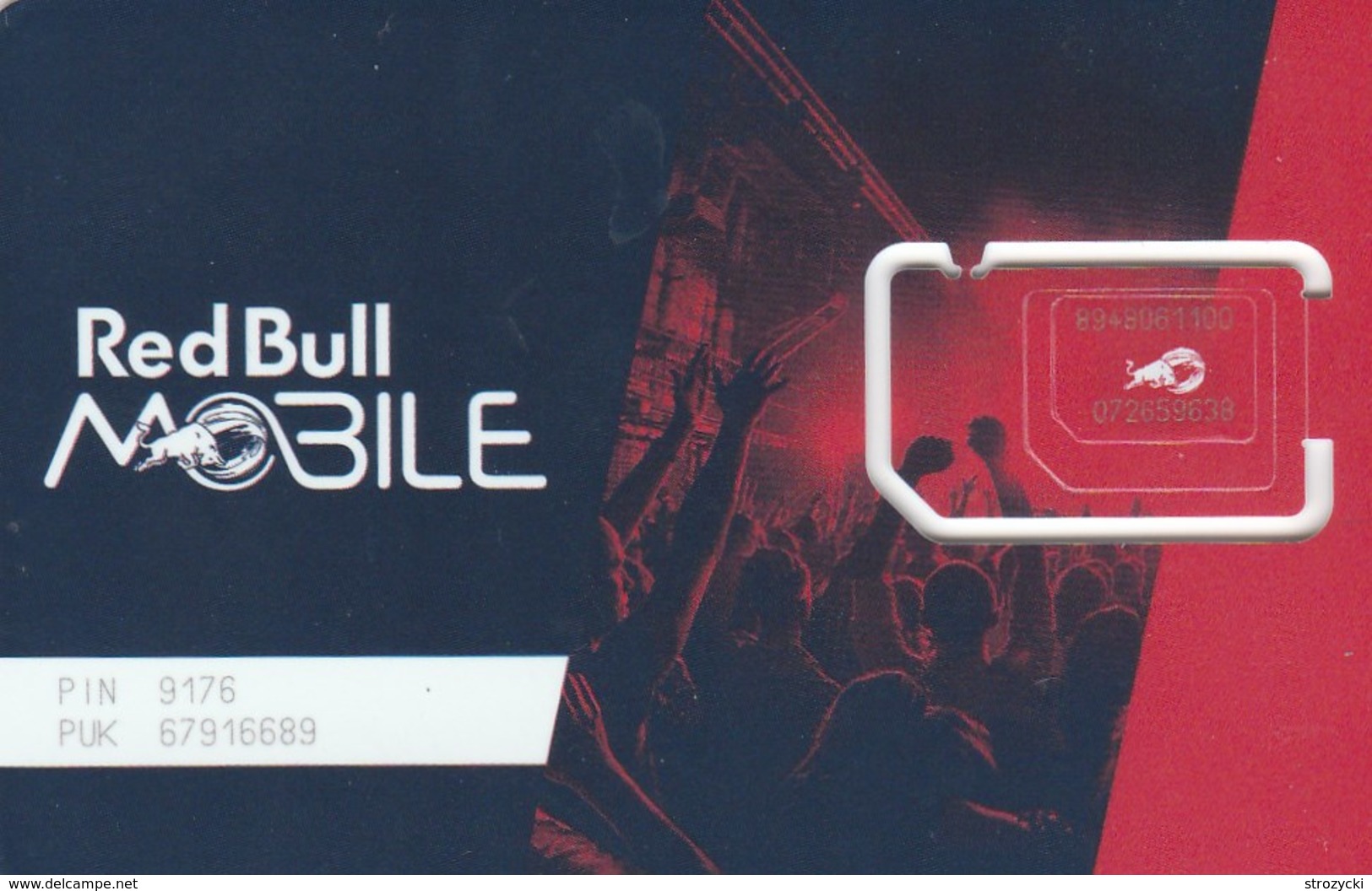 Poland - RedBull Mobile (standard, Micro, Nano SIM) - GSM SIM - Mint - Poland