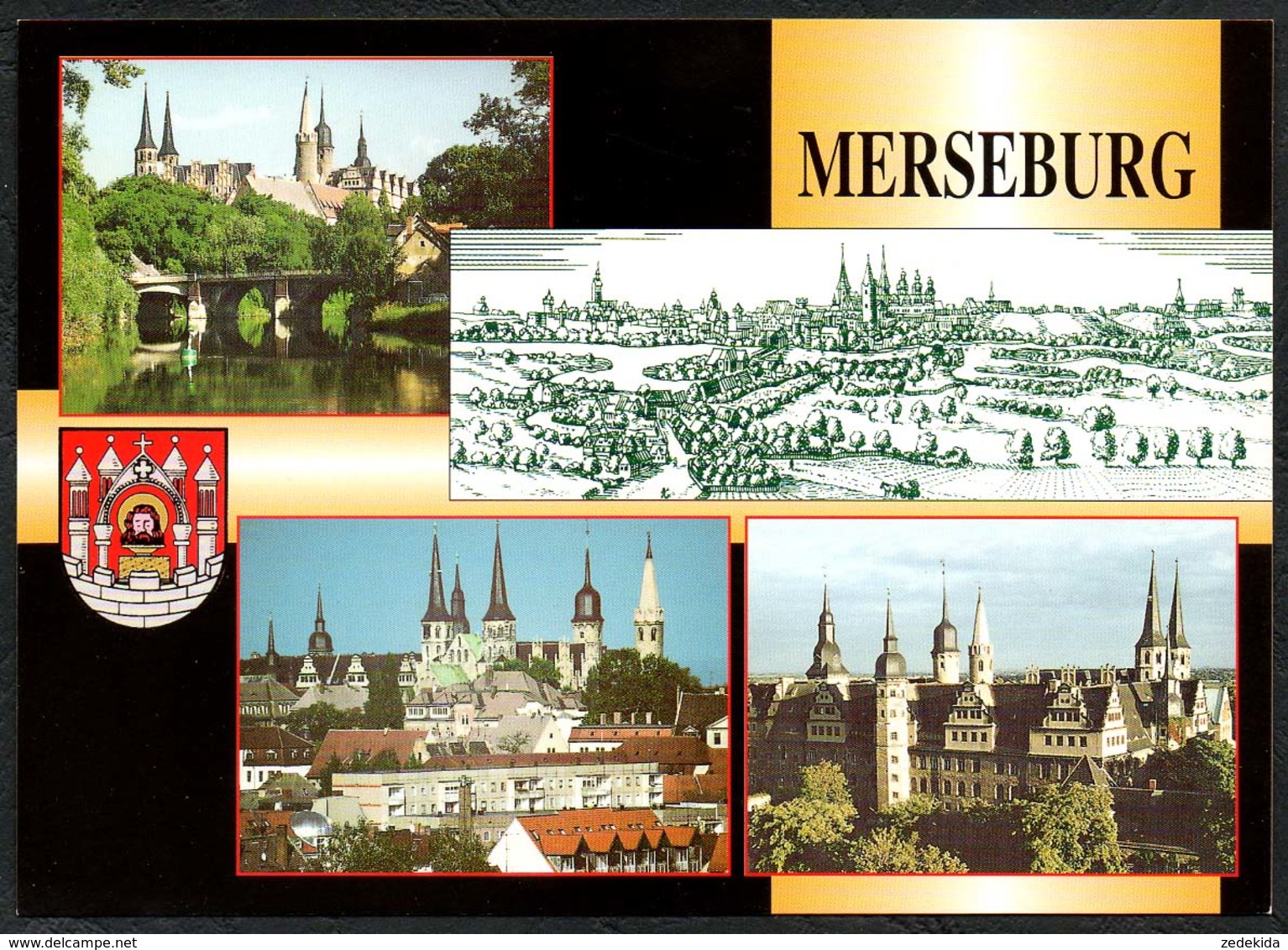 D1682 - TOP Merseburg - Verlag Bild Und Heimat Reichenbach - Qualitätskarte - Merseburg