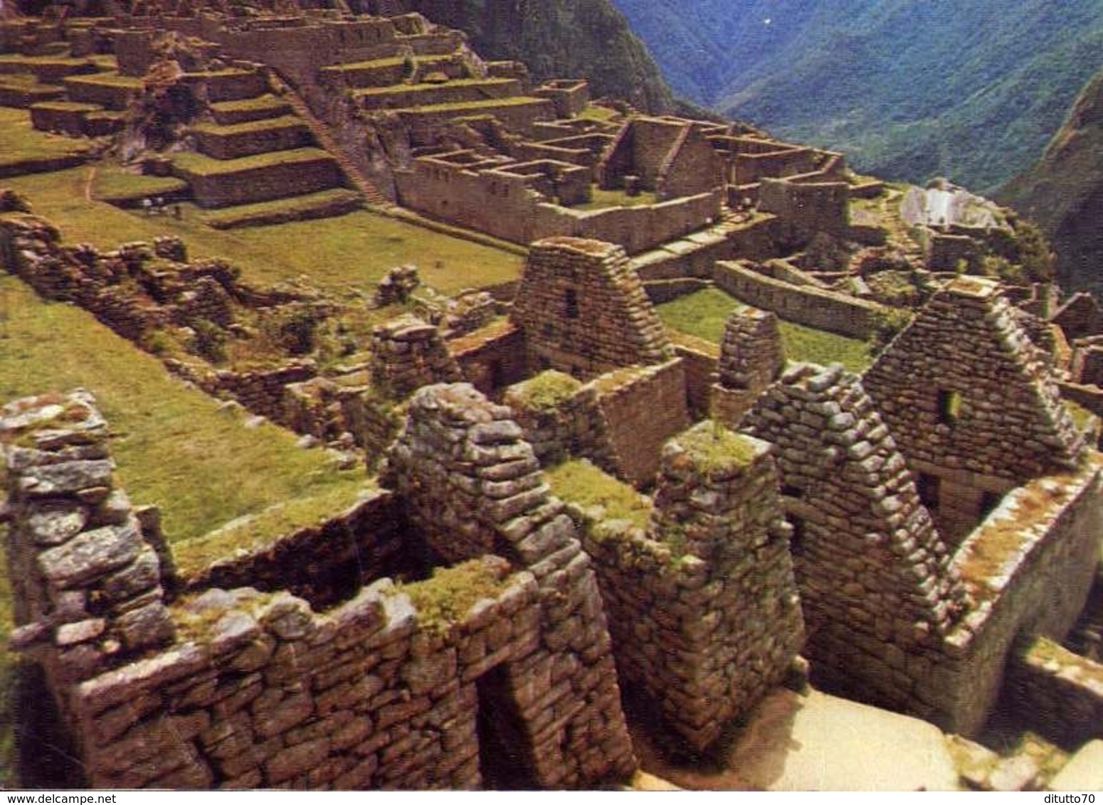 Cusco - Peru - Vista Parcial Del Acropolis De Mahupichu - Formato Grande Viaggiata – E 14 - Perù
