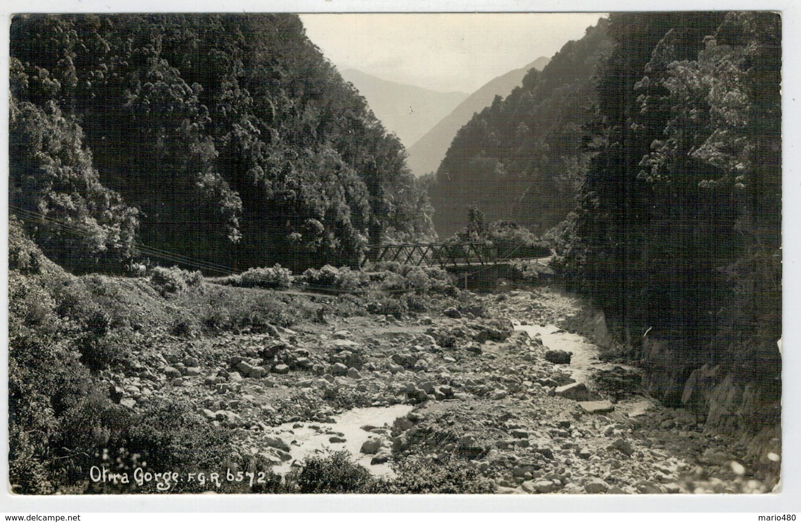 C.P.  PICCOLA    OTIRA   GORGE   F.G.R.       N.Z.   2  SCAN   (NUOVA) - Nouvelle-Zélande