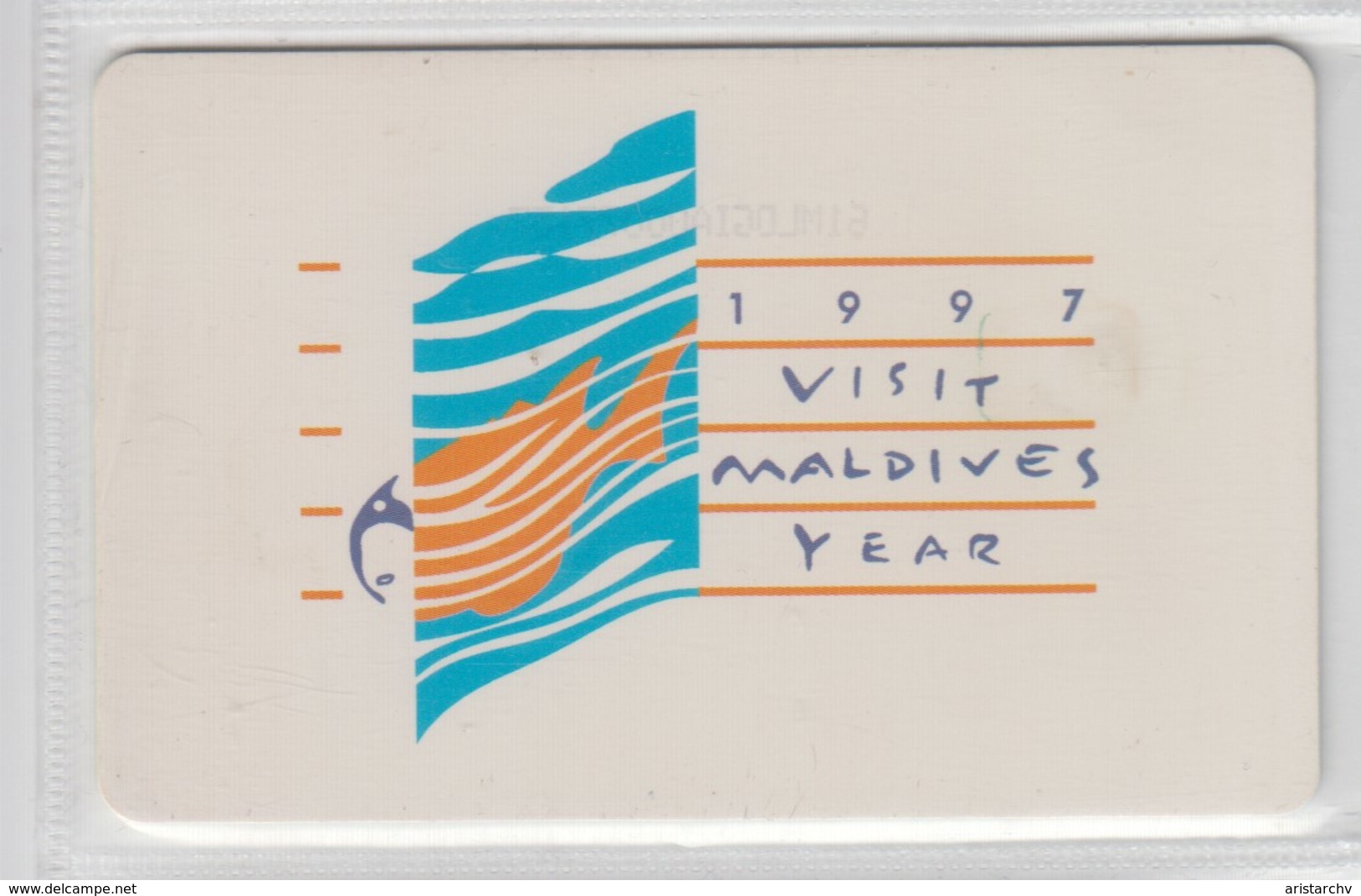 MALDIVES 1997 SAVE THE TURTLE - Schildpadden