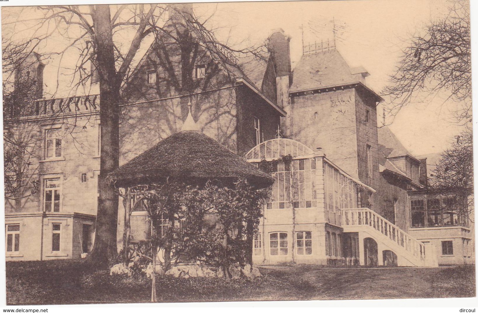 43037 -  Montigny-le-Tilleul  Chateau -  Vue  D'ensemble Sans Les Dépendances - Montigny-le-Tilleul