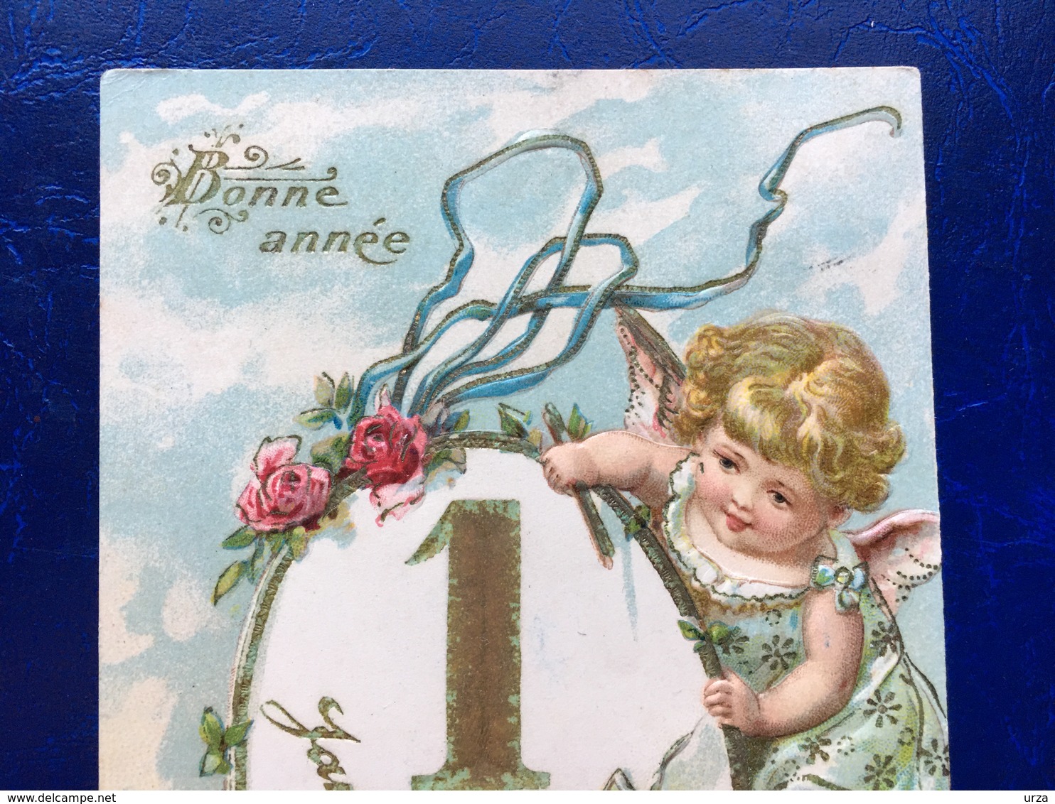 Cpa--gaufrée-"Anges Du Réveillon "--(my Ref 256)-1906 - New Year