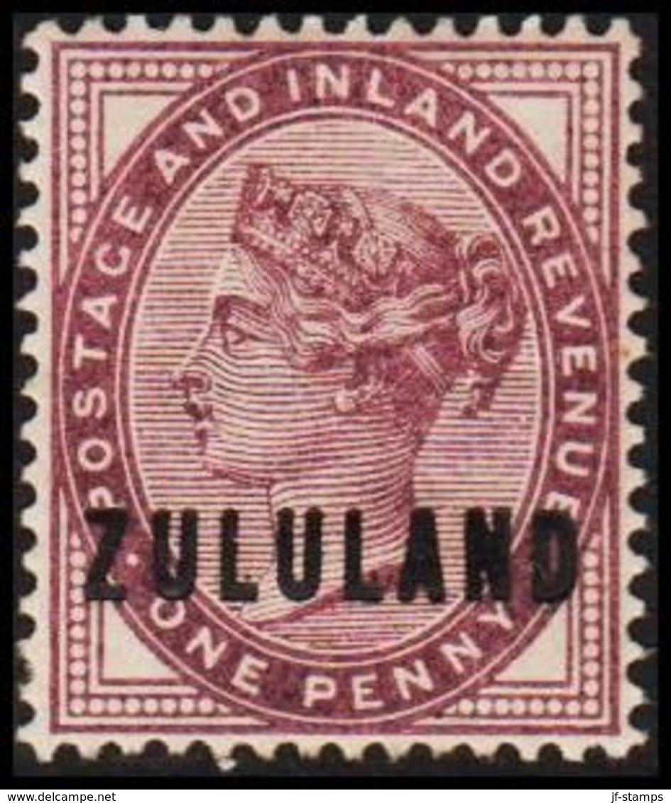 1888. ZULULAND.  Victoria. ONE PENNY. (MICHEL 3) - JF318394 - Zululand (1888-1902)