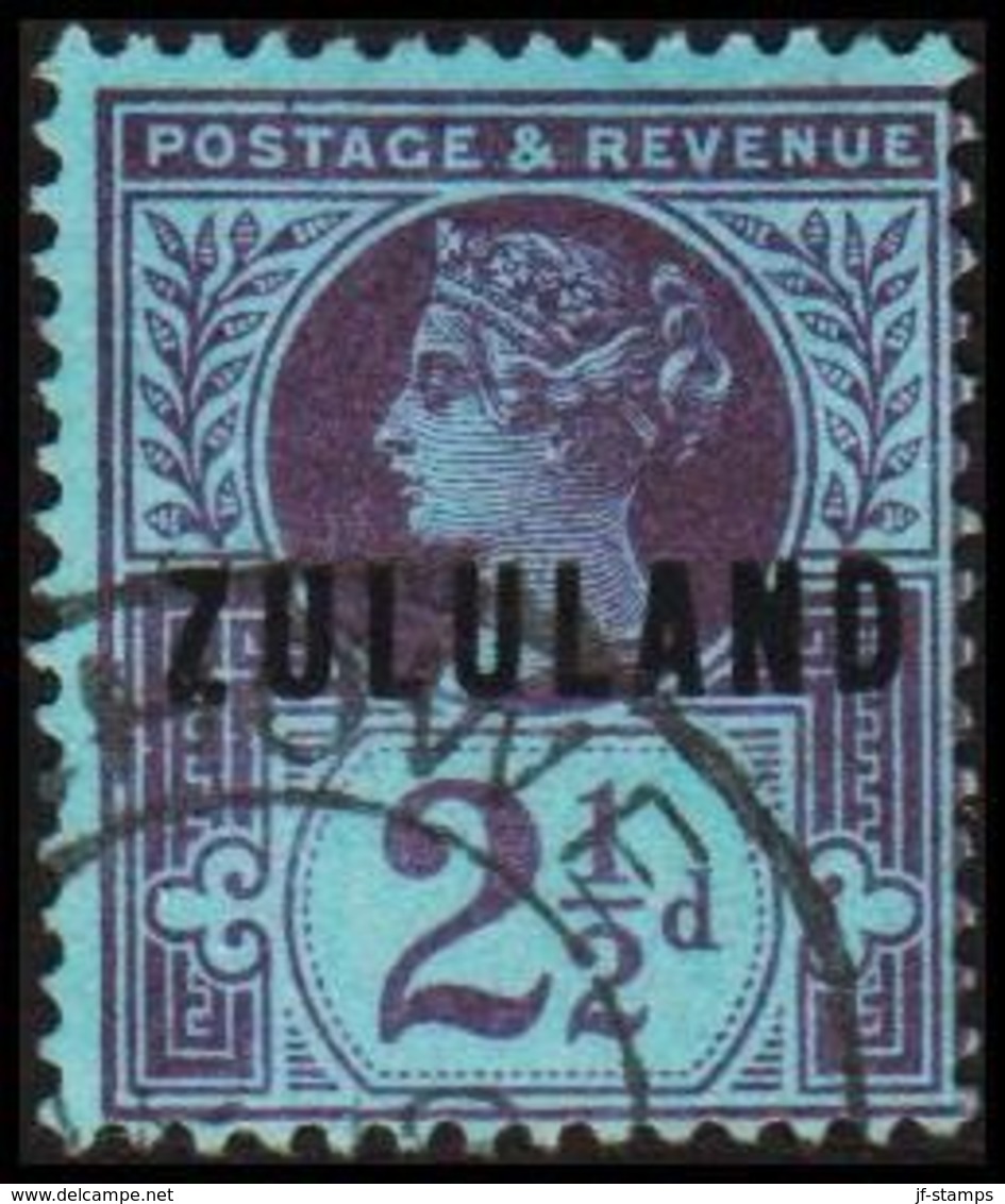 1888. ZULULAND.  Victoria. 2½ D. (MICHEL 5) - JF318397 - Zoulouland (1888-1902)