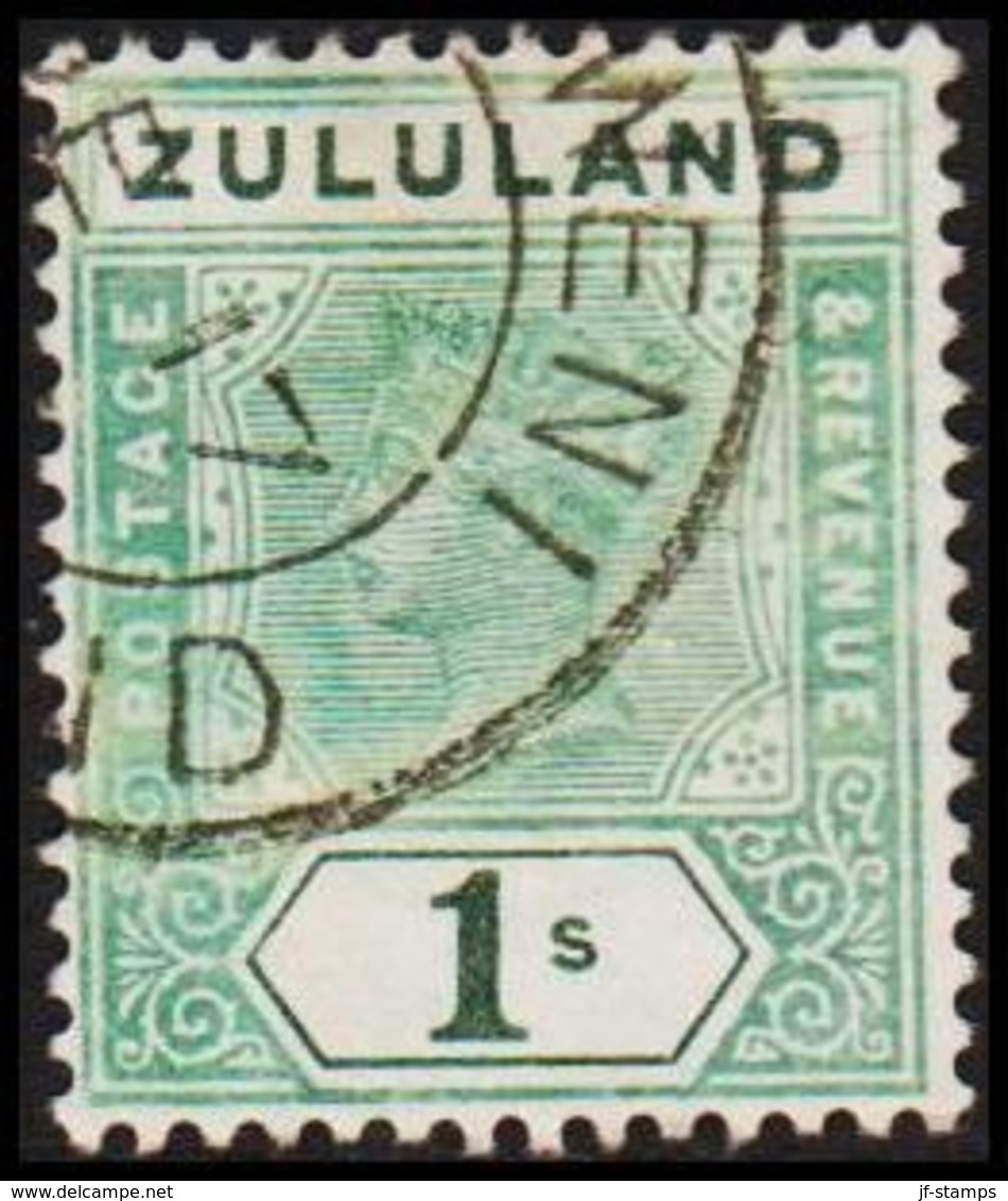 1894-1896. ZULULAND.  Victoria. 1 S. (MICHEL 19) - JF318410 - Zoulouland (1888-1902)
