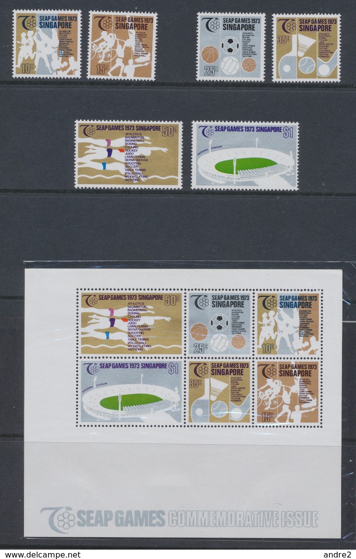 Singapour - Singapore 1973 Jeux -  SEAP Games *** MNH - Singapour (1959-...)