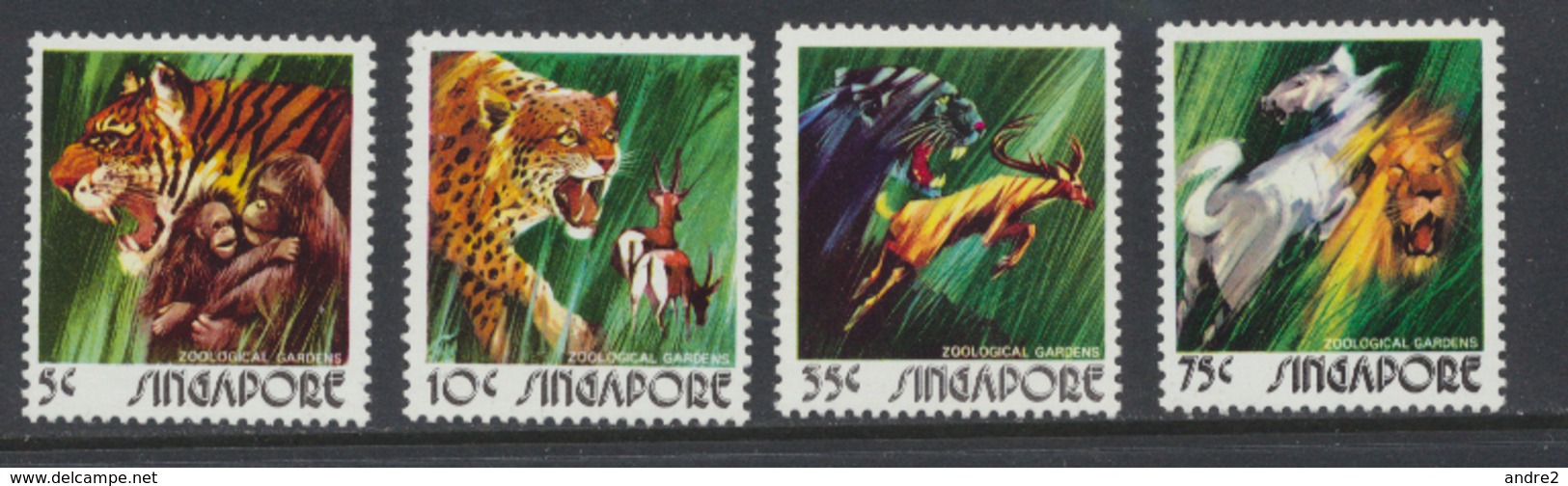 Singapour - Singapore 1973 Opening Zoo *** MNH - Singapour (1959-...)