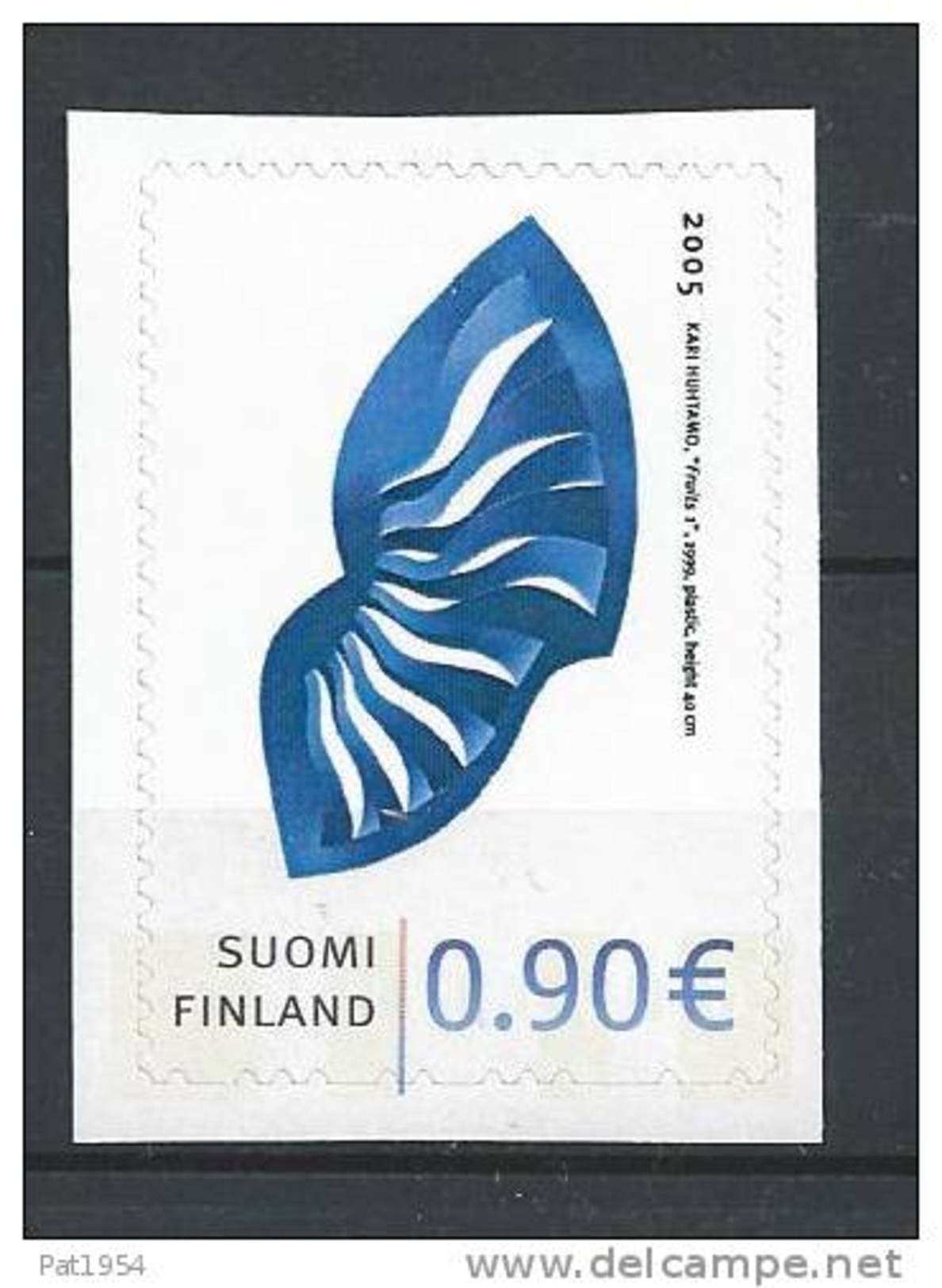 Finlande 2005  Neuf N°1734 Timbre Personnalisé Avec Papillon - Unused Stamps