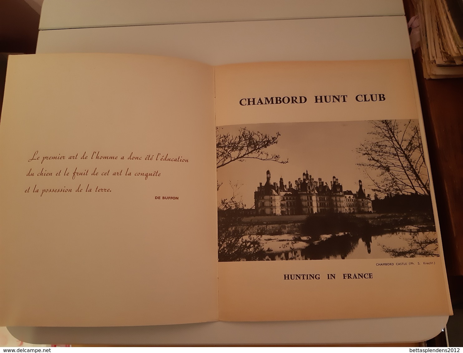 CHASSE - CHAMBORD HUNT CLUB - HUNTING IN FRANCE - COMPLET 12 PAGES ET DISQUE MOU "Fanfare De Chasse" - Autres & Non Classés