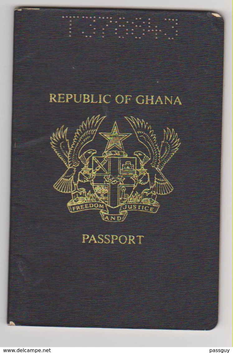 GHANA Passport 1993 Passeport -Reisepaß - Historische Documenten