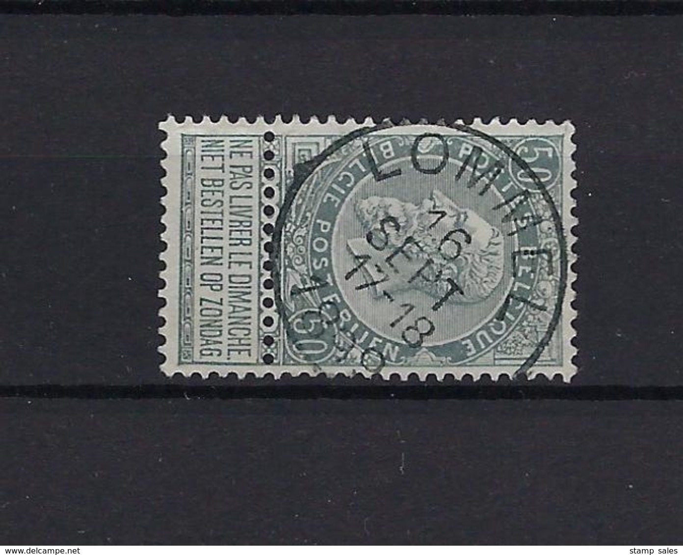 N°63 GESTEMPELD Lommel 1899 COB € 3,25 + COBA € 10,00 SUPERBE - 1893-1900 Schmaler Bart