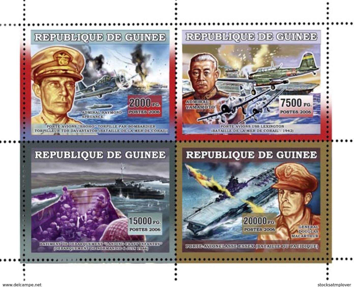 Guinea 2006 War WWII History Character - Seconda Guerra Mondiale