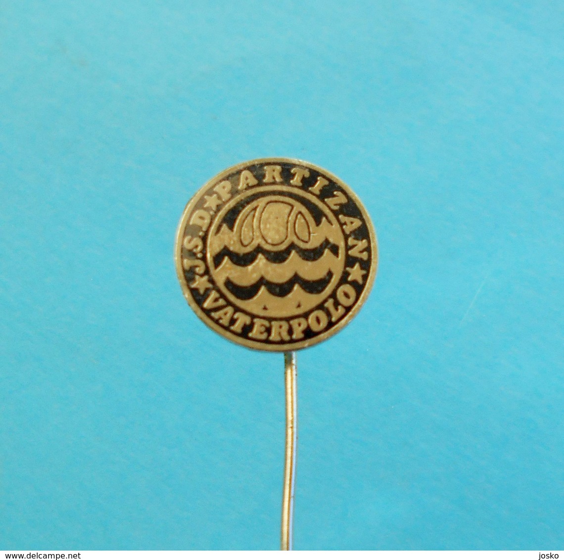 PARTIZAN #2 - Serbia Ex Yugoslavia Water-polo Club Old Pin Badge Waterpolo Wasserball Pallanuoto Polo Acuatico - Water Polo